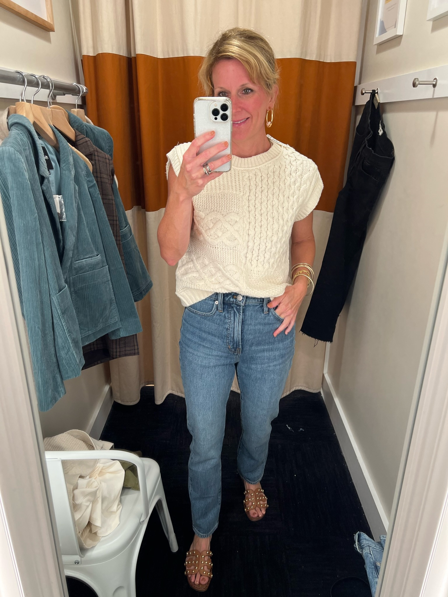Madewell Black Friday Sale still going on this weekend and this sweater vest + jeans look that SEB loves is on sale! 50% off wide code! 

#LTKSeasonal #LTKCyberweek #LTKsalealert