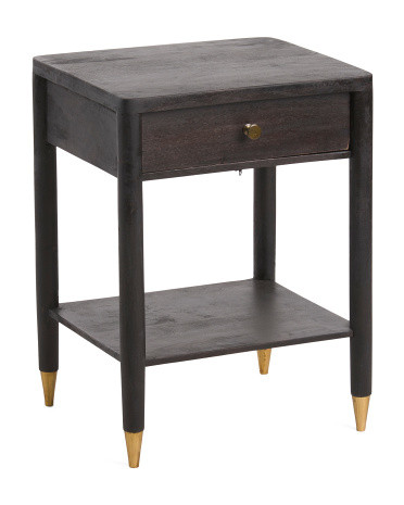 Rustic Bedside Table | TJ Maxx