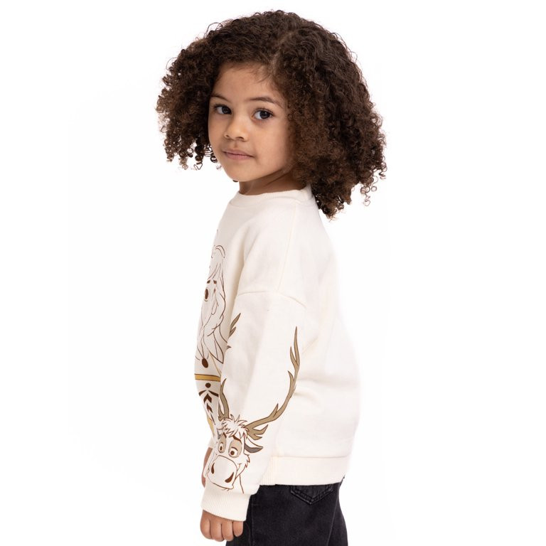 Frozen Toddler Girl Crewneck Sweatshirt, Sizes 2T-5T - Walmart.com | Walmart (US)