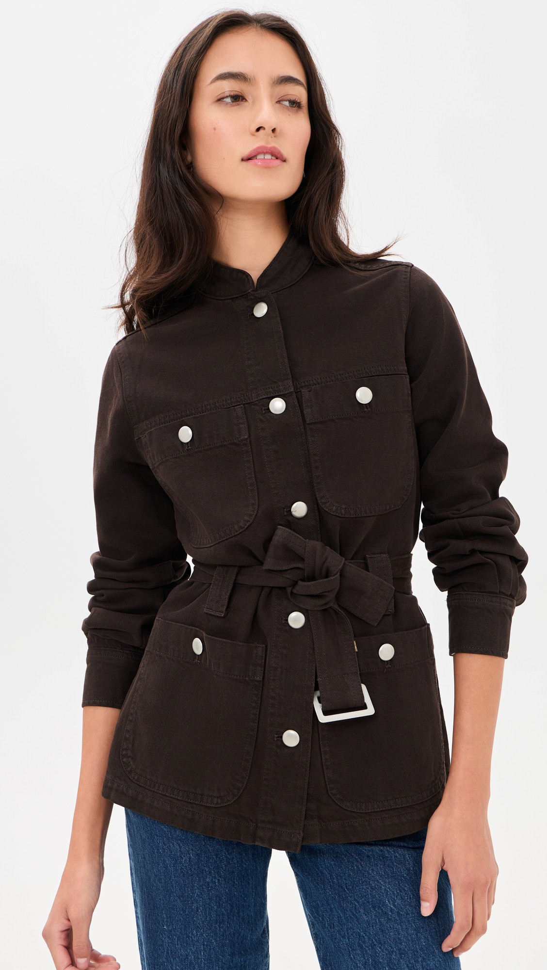 DL1961 Utility Jacket Tobacco (Highluxe) M | Shopbop