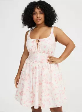 Corset Detail Mini Dress | Torrid (US & Canada)
