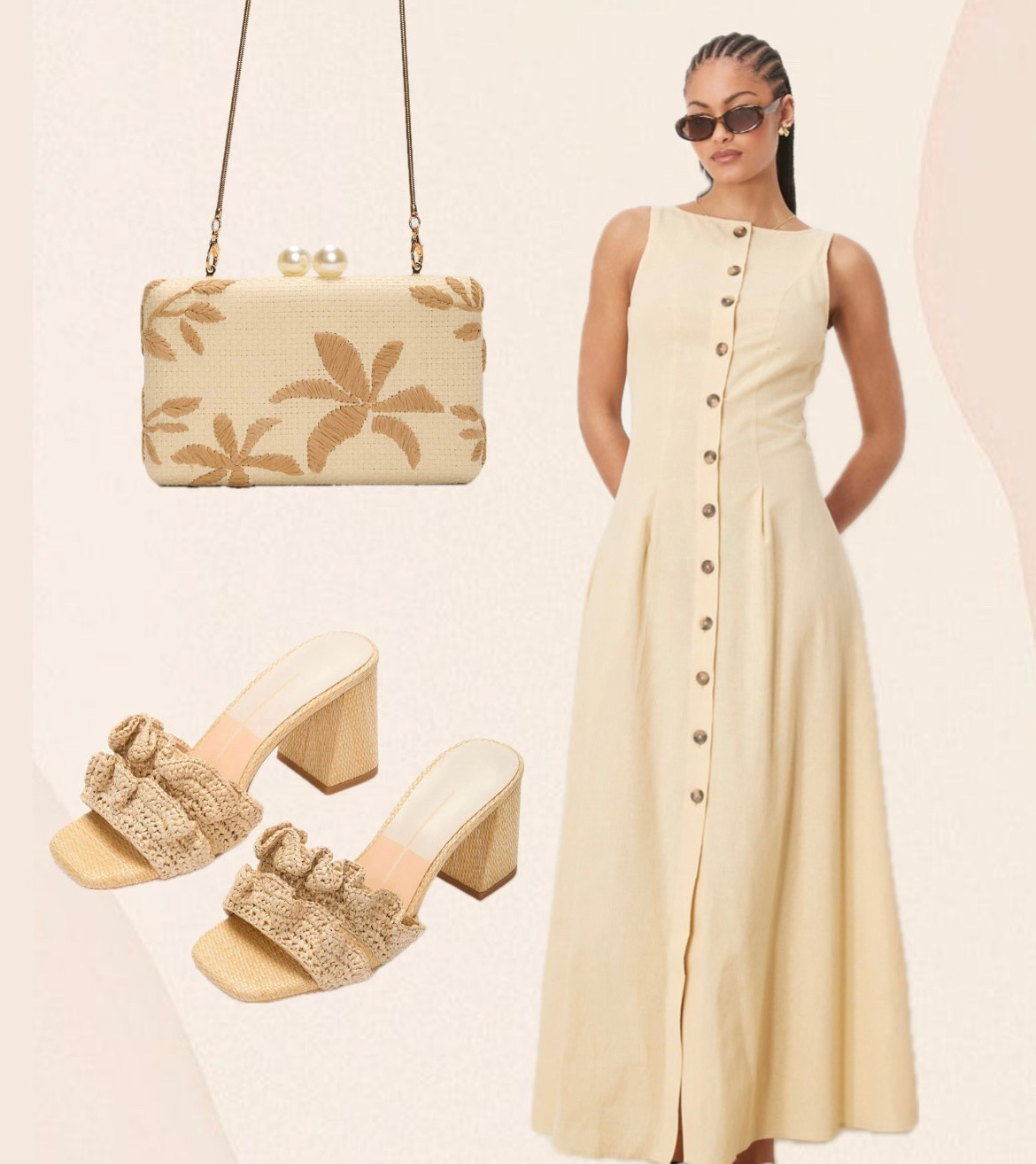 Women’s resort wear, neutral linen comfortable outfits for women, summer dress, summer sandals, beach bag, beach outfit, day dress, ootd

#LTKShoeCrush #LTKTravel #LTKFindsUnder100