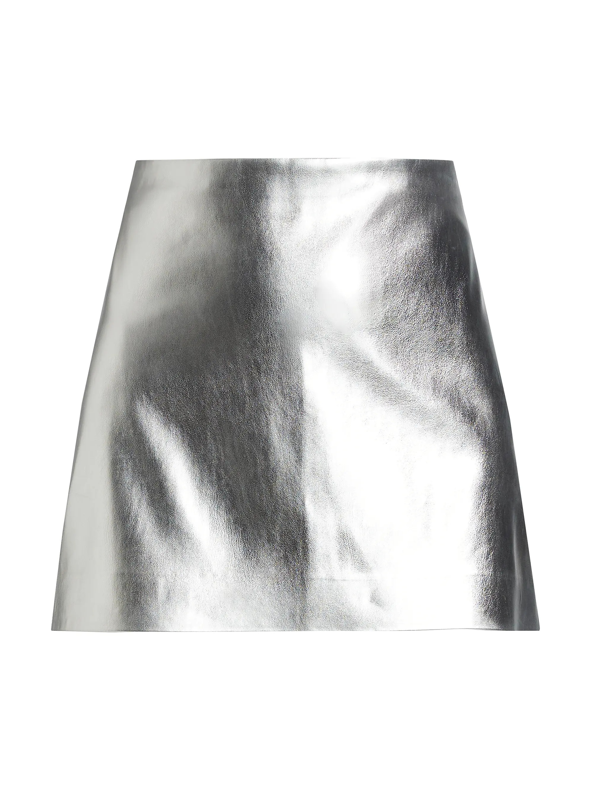 Elana Metallic Faux Leather Miniskirt | Saks Fifth Avenue