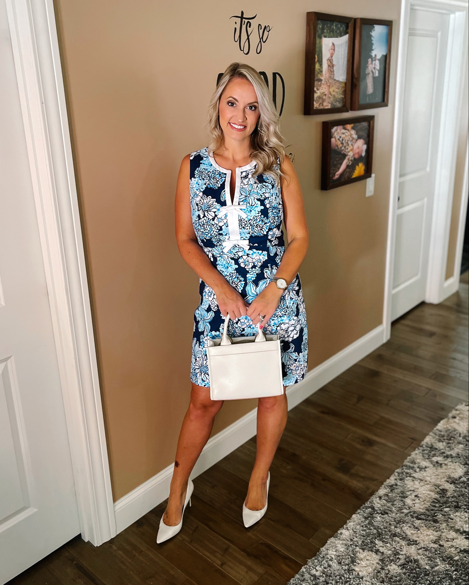 Lilly Pulitzer Low Tide Navy Aria Dress and Toddler Lousie Dress 

Wearing the size 10. I think it’s made a little big because I could’ve worn the 8. Both girls are wearing the 3T so we can get two summers out of it. 

#lillypulitzer #shiftdress #midsize

#LTKKids #LTKMidsize