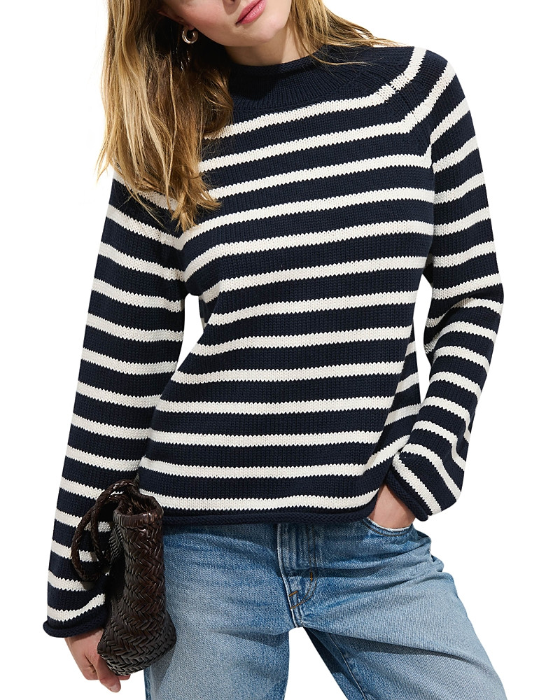 Alex Mill Eastport Striped Roll Neck Sweater | Bloomingdale's (US)