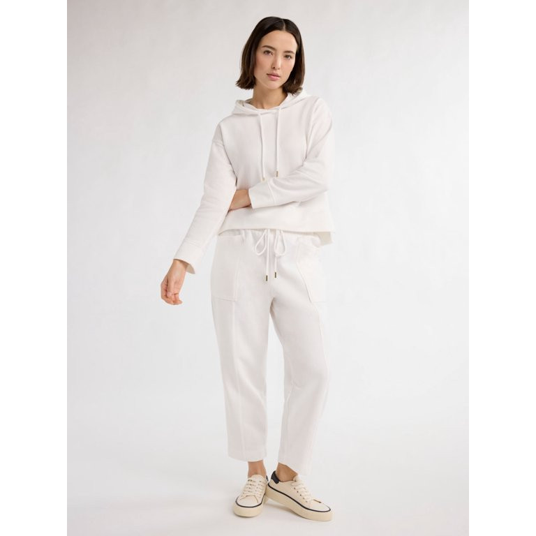 Free Assembly Women's and Women's Plus French Terry Cloth Sweatpants with Patch Pockets, 24.5" In... | Walmart (US)