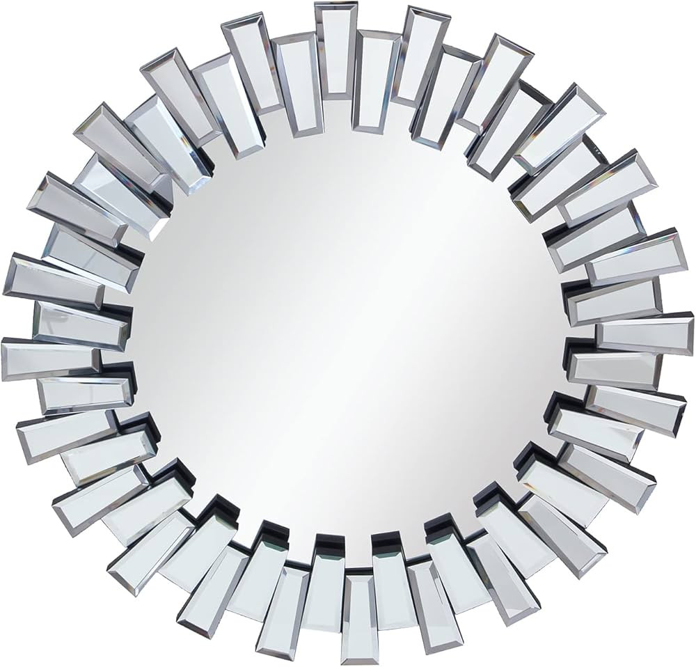 Mirrors for Wall Round Mirror 24 Inches Round Mirror Decorative Mirrors for Wall Decor Beveled Ed... | Amazon (US)