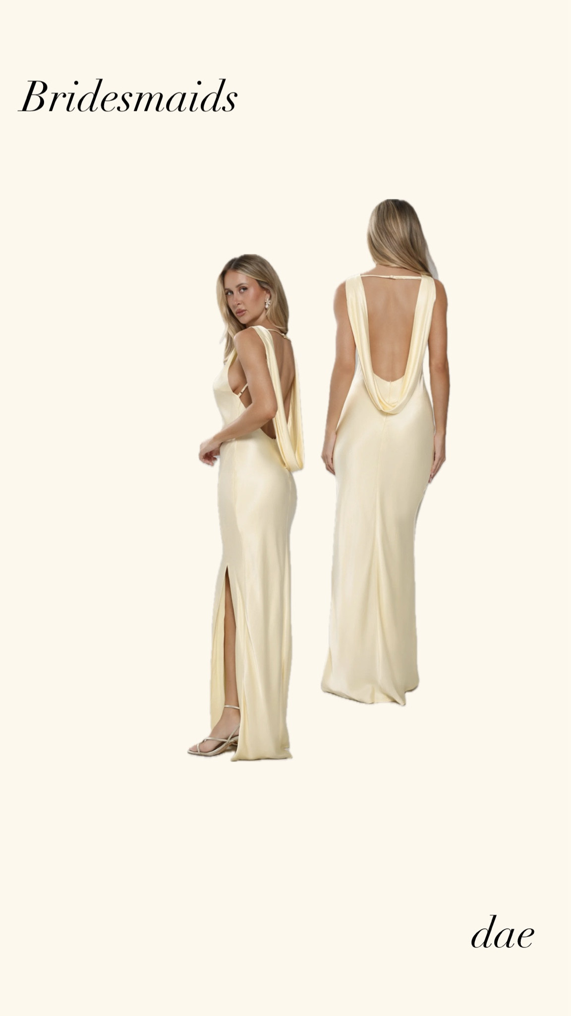 Neutral silk bridesmaid dress inspiration 🤍 perfect for a chic and timeless wedding palette.
Neutral bridesmaid dresses in soft silk and satin tones for an elegant wedding aesthetic. Perfect inspiration for brides planning a modern bridal party with timeless neutral color palettes and elevated bridesmaid fashion.
#ltkbride
#bridesmaiddresses
#weddingstyle
#silkdress
#bridalinspiration 

 #LTKSpringSale #LTKSeasonal #LTKWedding