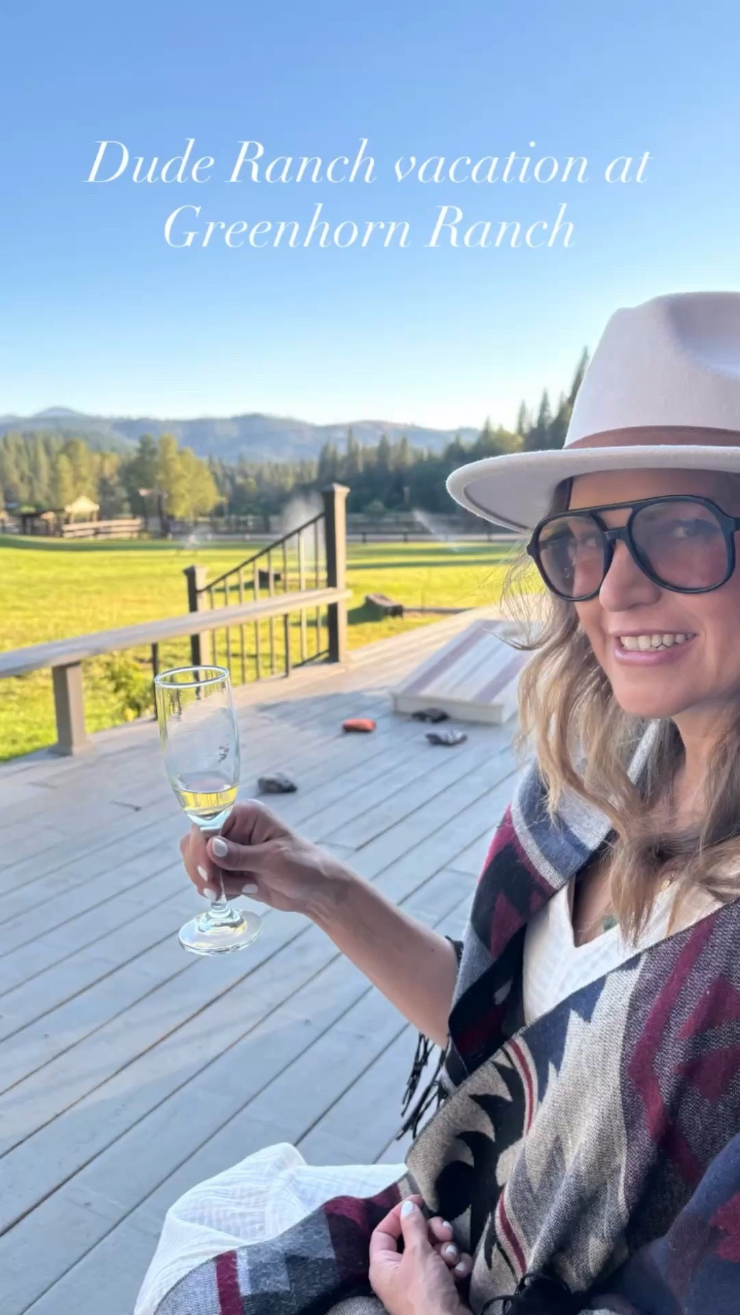 Channeling my inner Beth Dutton at @greenhornranch We’ve had a dude ranch vacation on our bucket list for a long time and Greenhorn ranch delivered!
I actually found this place on Instagram but then of course I had to look at about 20 guest ranches in the western United States before actually deciding.  Part of our decision was based on location- we wanted a location extended family could get to in a day’s drive.  I also liked the Yellowstone vibes here with mountains and pine trees surrounding green pastures.  The scenery was gorgeous.  This place also hit our price point- with 5 kids under 14 we were looking for fun- not necessarily ultra luxury.  The food was really good too- and they accommodated our dietary issues (my husband eats paleo and my daughter eats gluten free.). All in all, we had a 10/10 experience.

#LTKTravel #LTKKids #LTKvlog