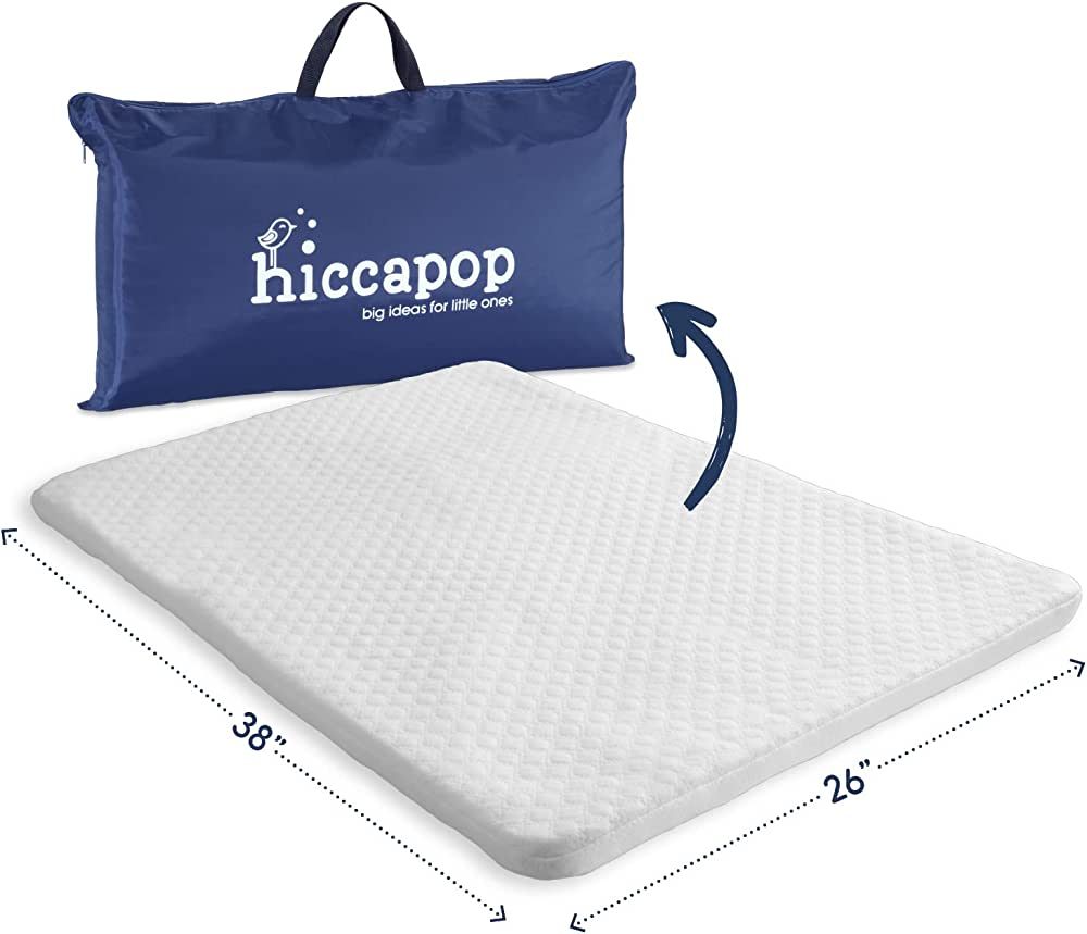 hiccapop Pack and Play Mattress Pad for (38"x26"x1") Portable Crib Playpen | Playard Pack N Play ... | Amazon (US)