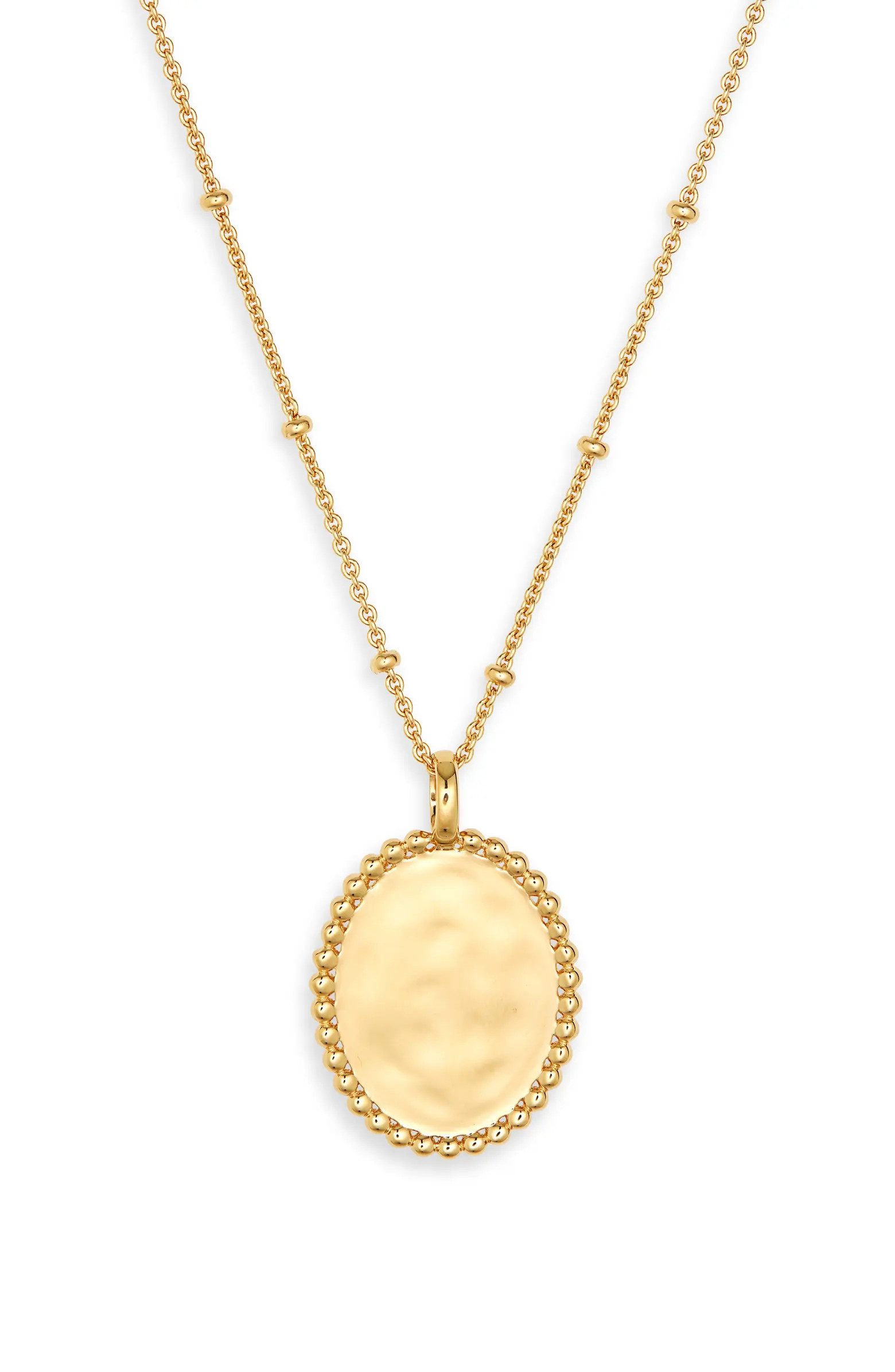 Hammered Pendant Necklace | Nordstrom