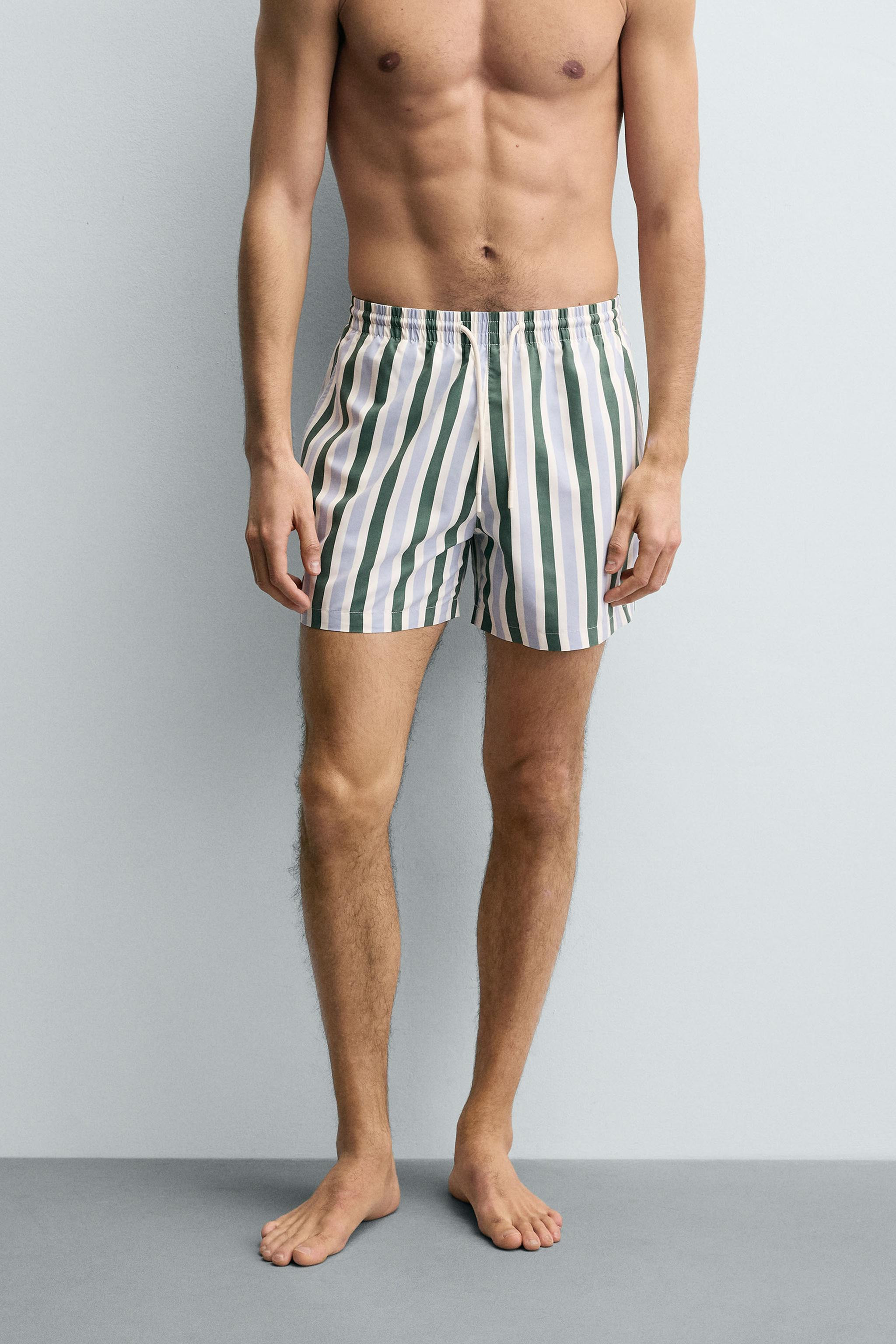 MID STRIPE SWIMSUIT | Zara Canada