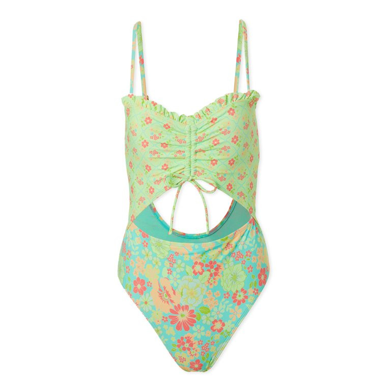 Celebrity Pink Juniors Boho Meadow One Piece Swimsuit, Sizes S-2XL | Walmart (US)