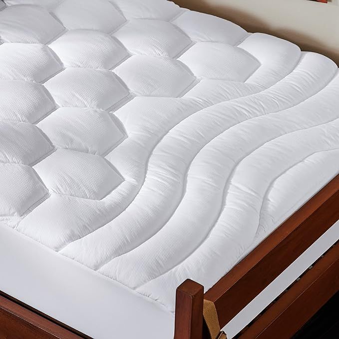Bedsure Twin XL Mattress Pad - Soft Mattress Cover for College Dorm, Extra Long Twin Quilted Fitt... | Amazon (US)
