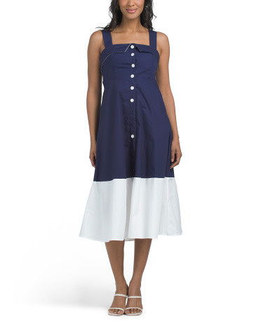 Color Block Midi Dress | TJ Maxx