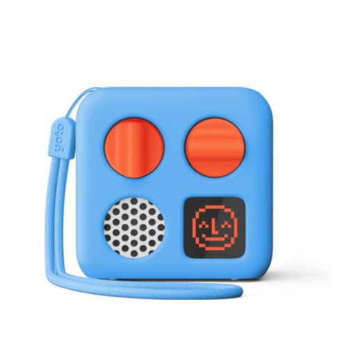 YOTO Mini (2024 Edition) + Adventure Jacket in Blue Bird Bundle - All-in-1 Travel Device for Stories Music Podcast Radio White Noise Ok-to-Wake Alarm Clock, Use as Speaker or with Headphones | Amazon (US)