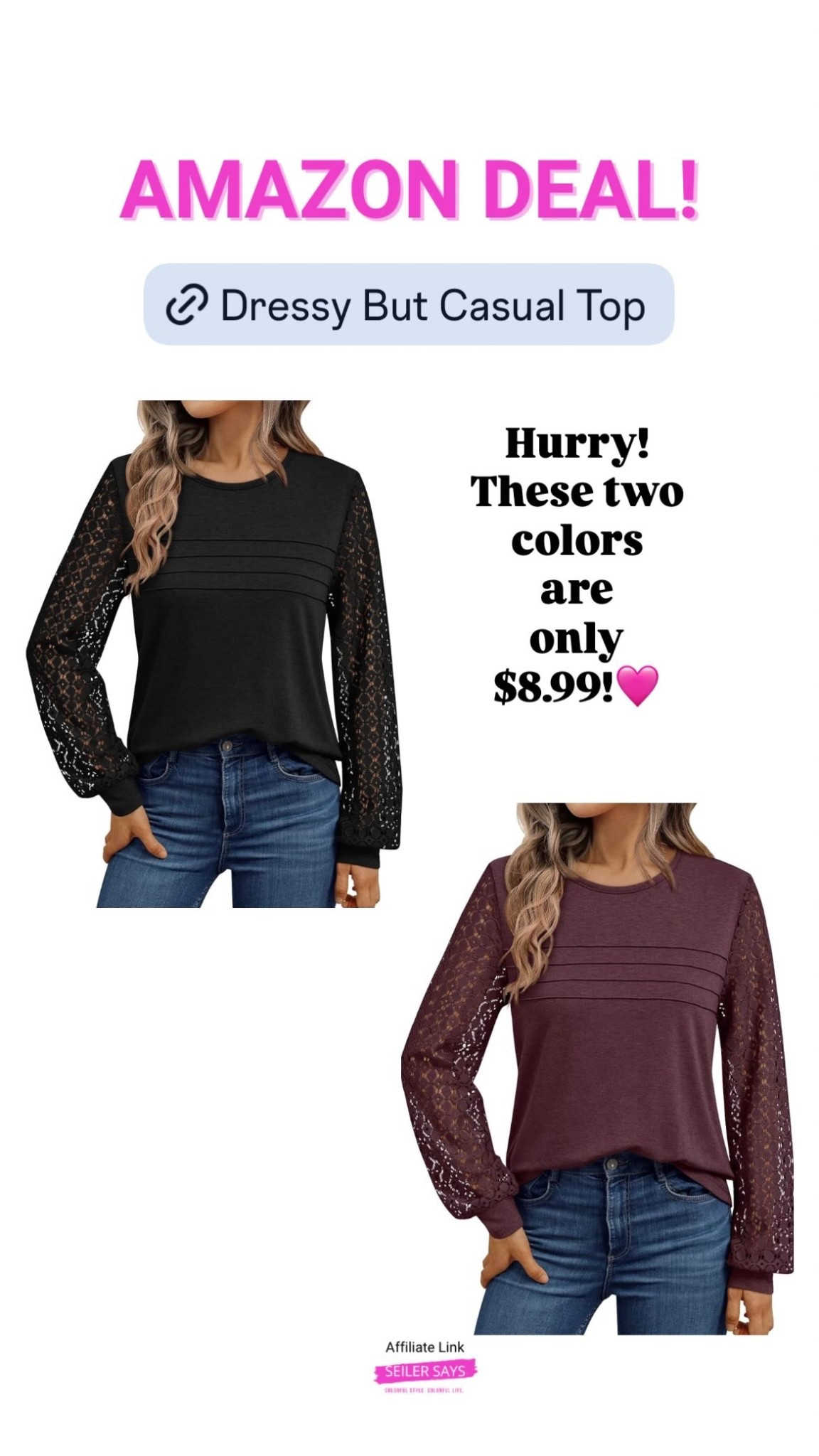 I love the details of this Amazon top. Hurry! 
These two 
colors 
are 
only
$8.99!🩷

#LTKPetite #LTKOver40 #LTKMidsize