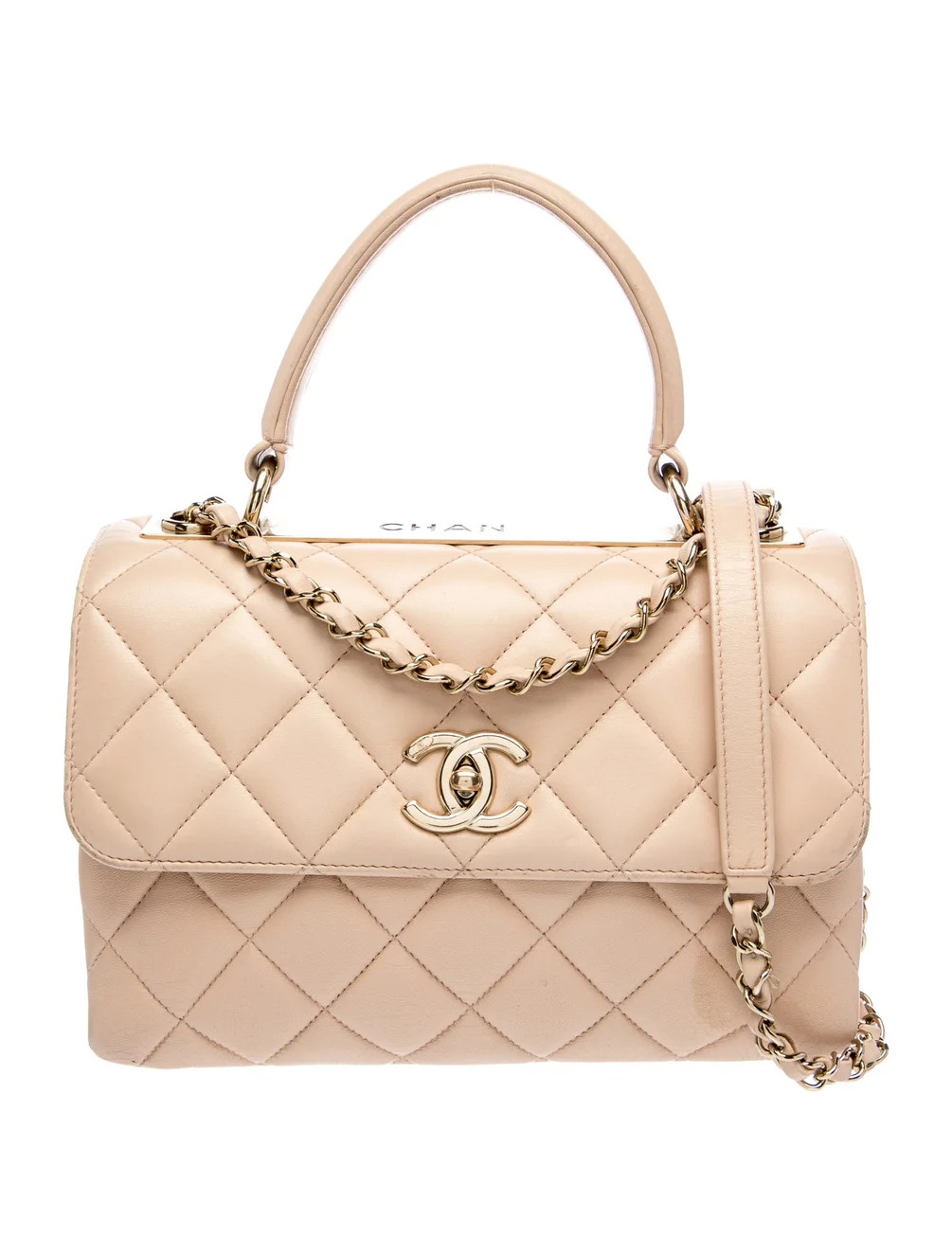 Chanel Small Trendy CC Flap Bag - Neutrals Handle Bags, Handbags - CHA1415432 | The RealReal | The RealReal