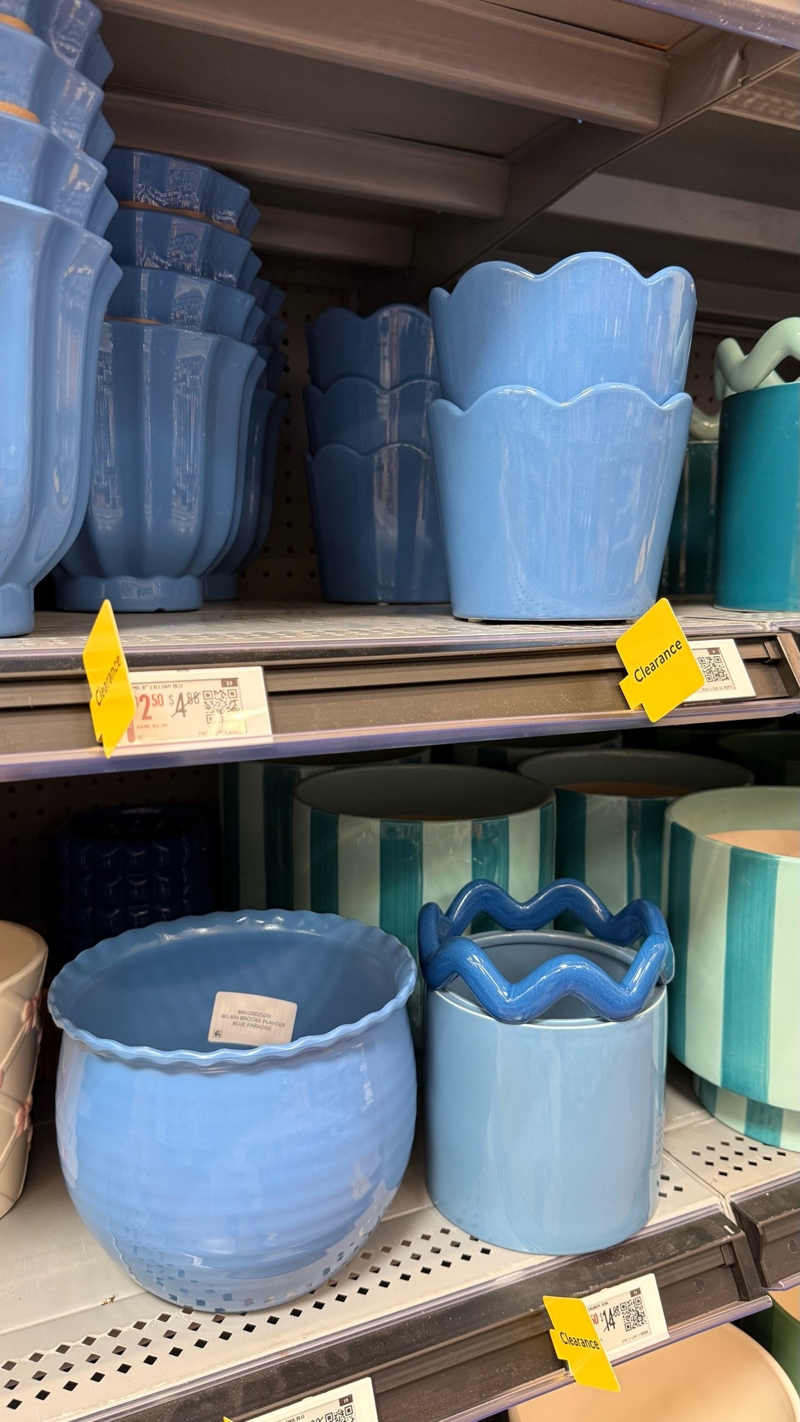 These Walmart planters are GIVING everything right now 😍 That dusty blue color, the scalloped and fluted details — honestly looks way more expensive than $4.88! Stacking a few of these together makes such a pretty little vignette on a porch, entryway shelf, or even a windowsill.

#walmartfinds #walmarthome #walmarthomedecor #liketkit #LTKunder50 #bluedecor #planters #outdoorplanters #porchdecor #homedecor #homedecorideas #affordabledecor #budgetdecor #summerdecor #frontporchdecor #scallop #flutedplanter #dustyblue #dustybluedecor #patiodecor #gardenfinds #ceramicplanter #homedecorfinds

#LTKHome #LTKSaleAlert