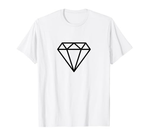Diamond White Tshirt White Graphic Tee Men Cool Shirts White T-Shirt | Amazon (US)