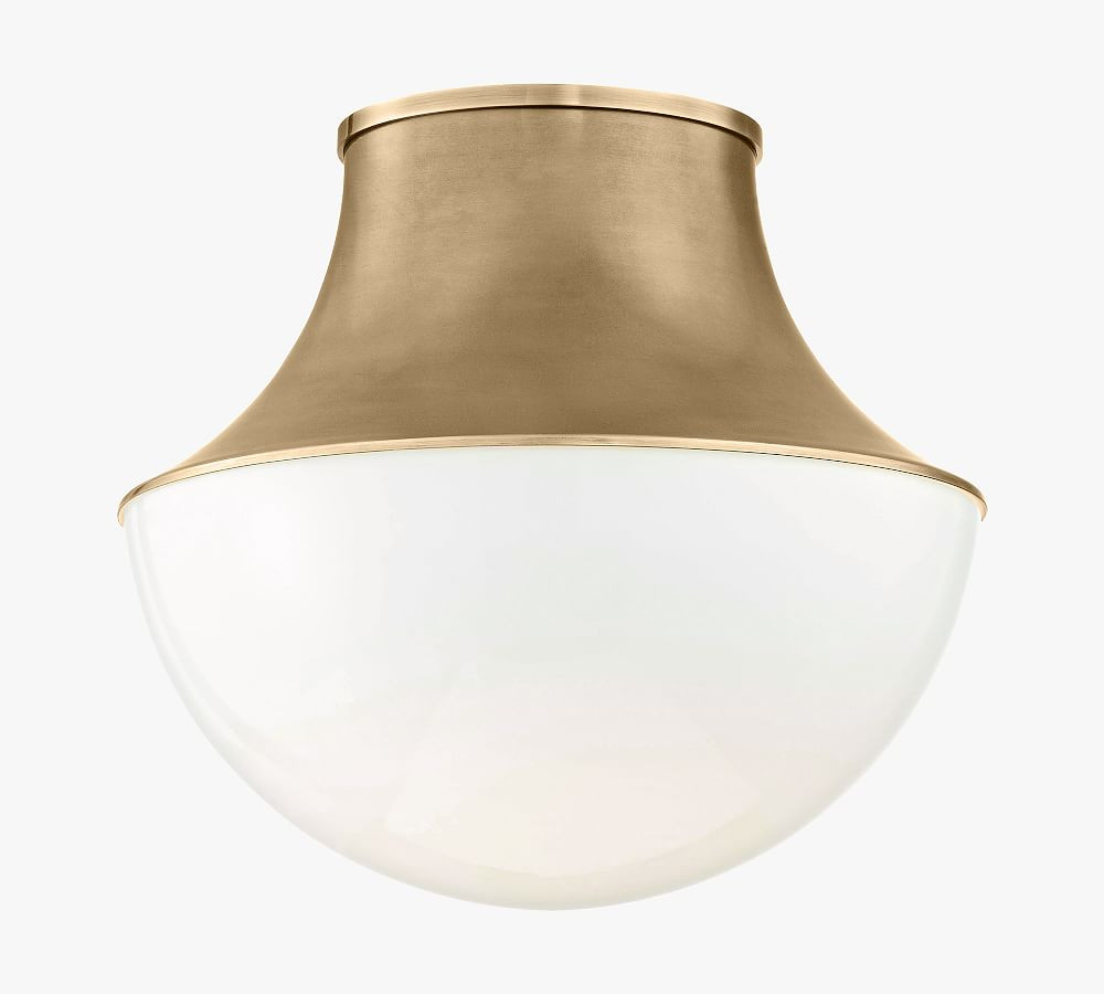 Gladys LED Glass Flush Mount (11''-15") | Pottery Barn (US)