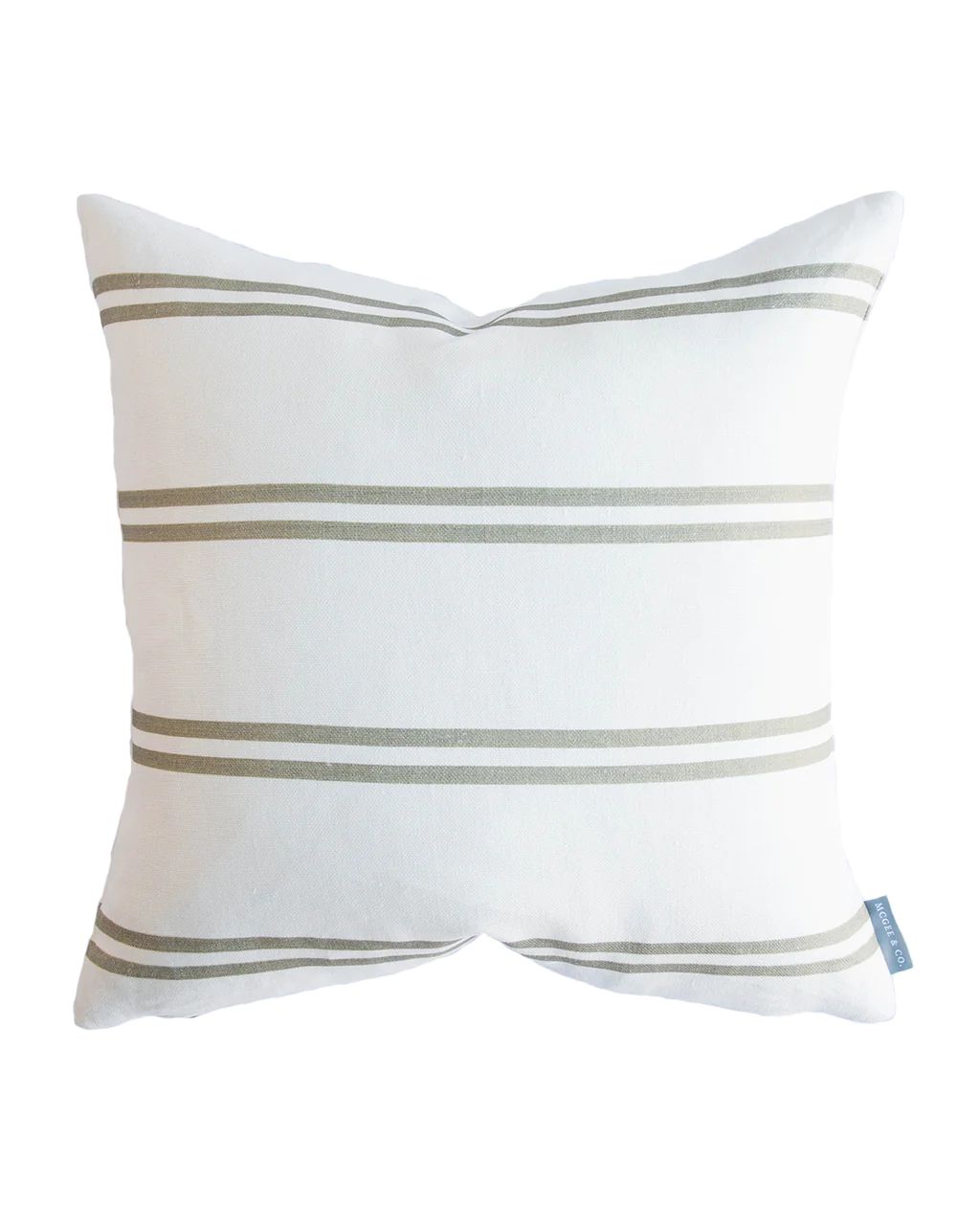 Franklin Olive Stripe Pillow Cover | McGee & Co.