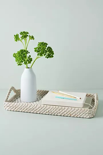 Handwoven Elonne Decorative Tray | Anthropologie (US)