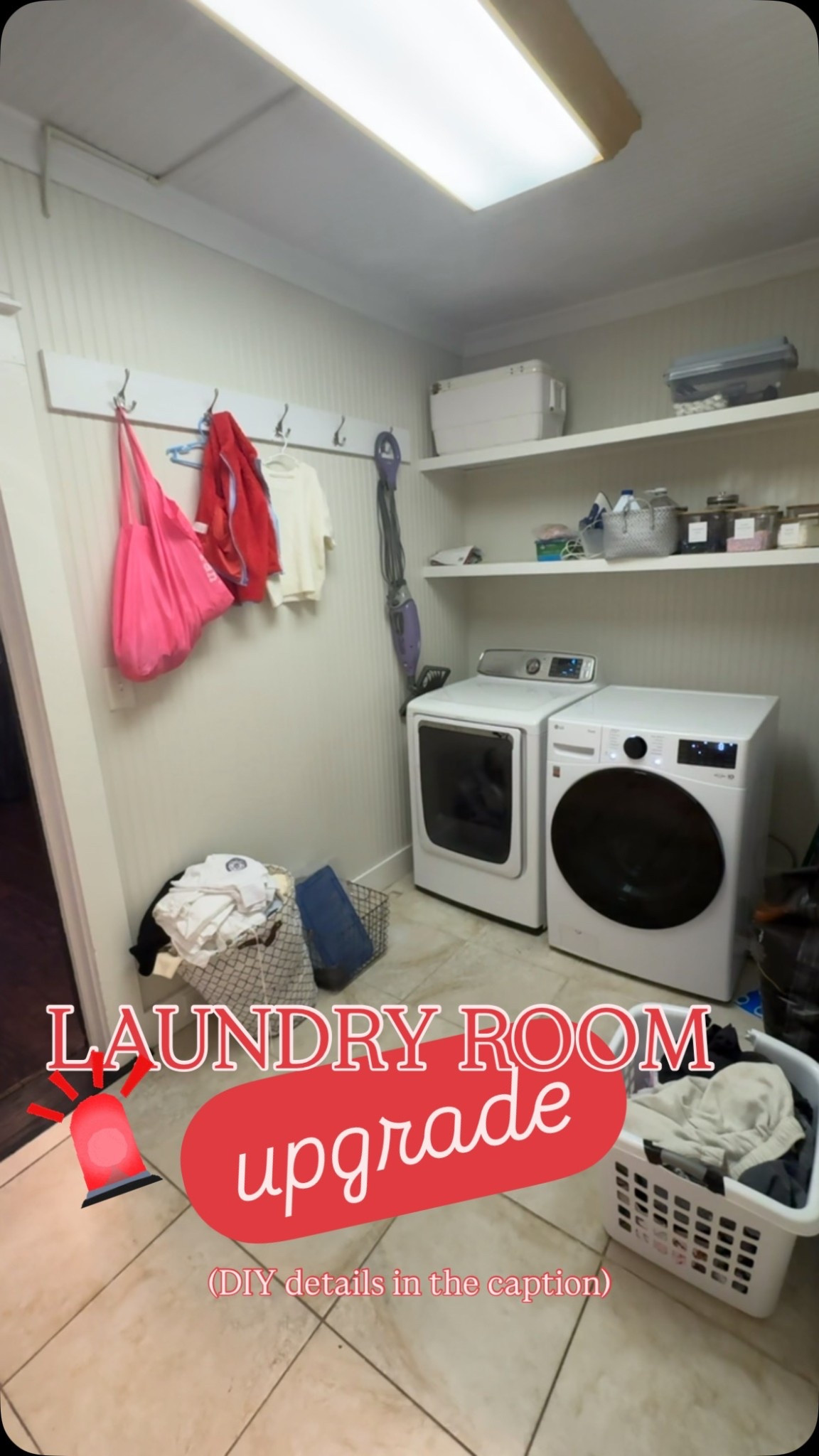 Small space, big difference 🙌
Our laundry room refresh with storage, cleaning favorites & beginner DIY upgrades — linked it all in my House to Home folder 🧺


#LTKFamily 

#LTKFindsUnder50 #LTKHome