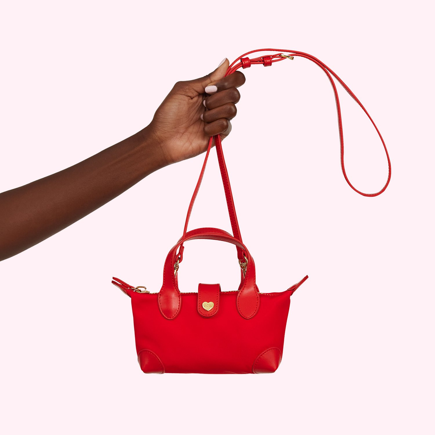 Tomato Red Pouchette Crossbody Bag | Stoney Clover Lane | Stoney Clover Lane