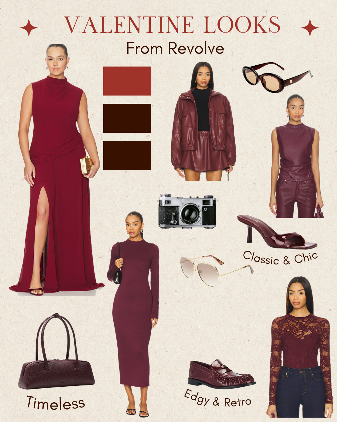 Sexy Valentine's Day Date Night Looks
I've been on the hunt for the perfect oxblood, merlot, deep wine options and Revolve said I got your back. 
All of these are 10's!!!! 

 

#LTKValentine #LTKootd #LTKgrwm