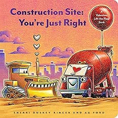 Construction Site: You’re Just Right: A Valentine Lift-the-Flap Book (Goodnight, Goodnight Construct | Amazon (US)