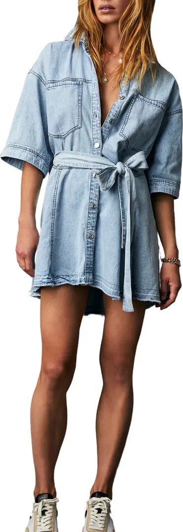 Jenny Cotton Denim Tunic Top | Nordstrom