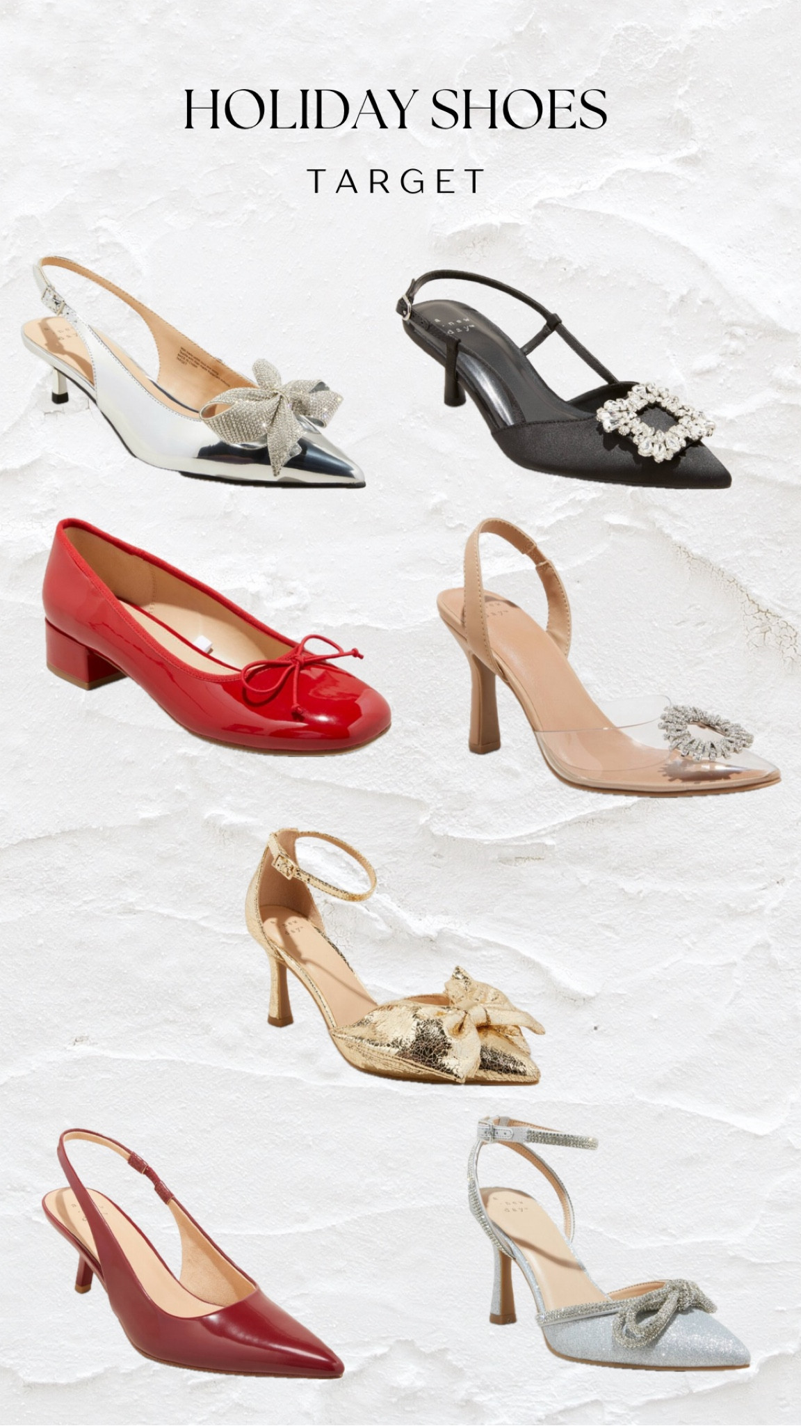 Holiday shoes from target. Holiday shoes. Affordable shoes. Target shoes. 

#LTKHoliday #LTKSeasonal #LTKFindsUnder50