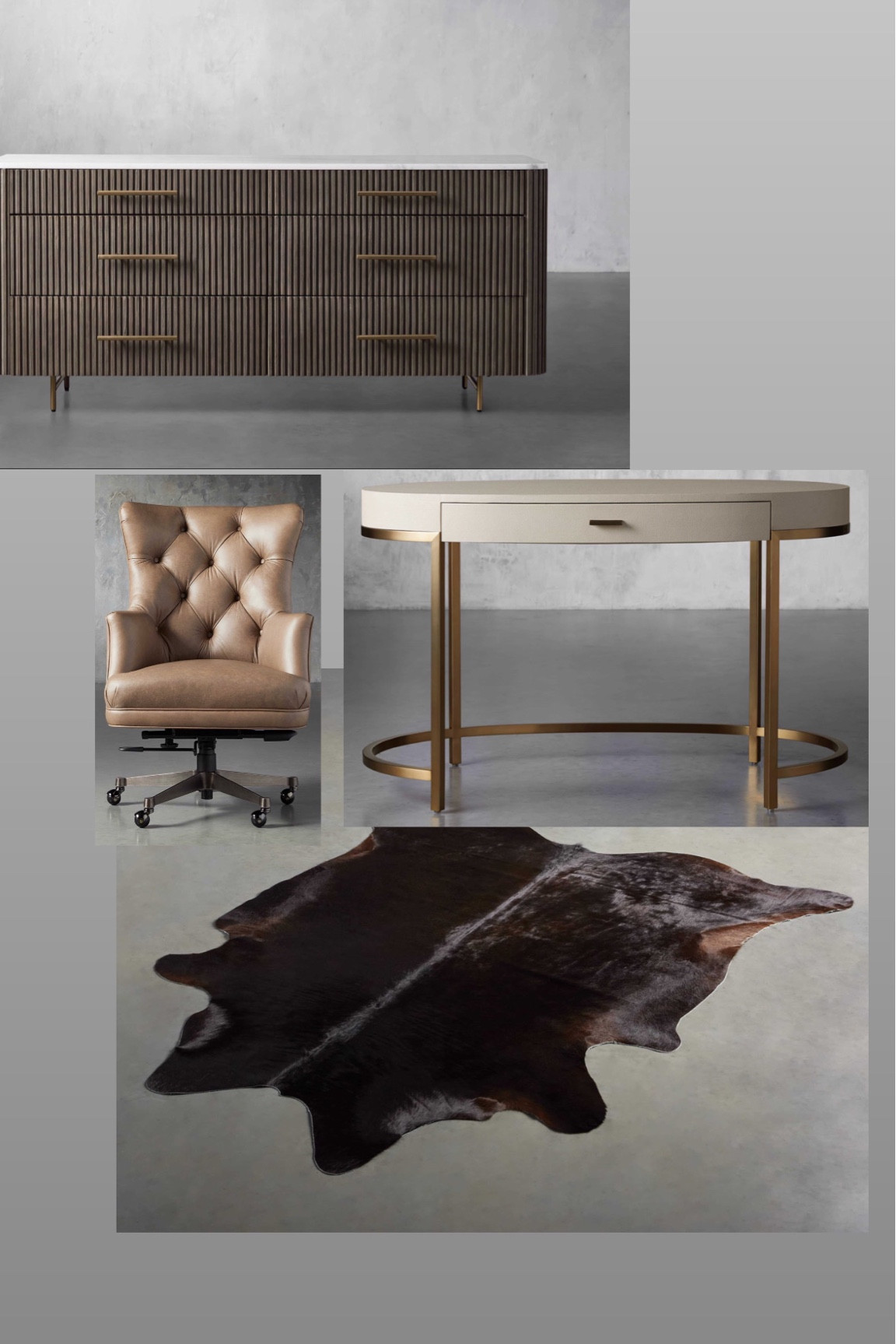 Desk and dresser area from arhaus for the den 

#LTKhome #LTKFind #LTKSeasonal