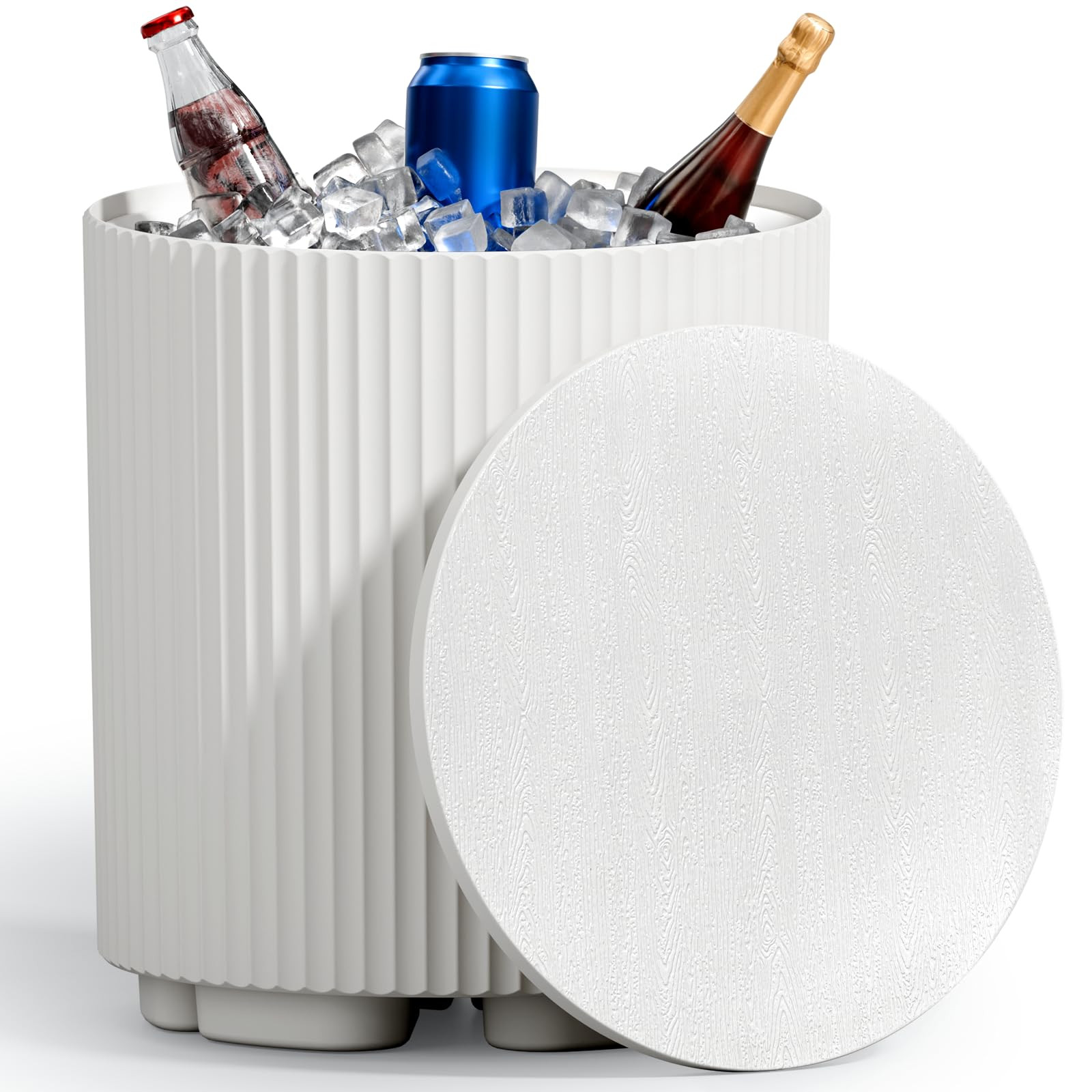 Outdoor Cooler Side Table, 2 in 1 Ice Chest Side Table,as Cooler Side Table,Cooler Table for Pati... | Amazon (US)