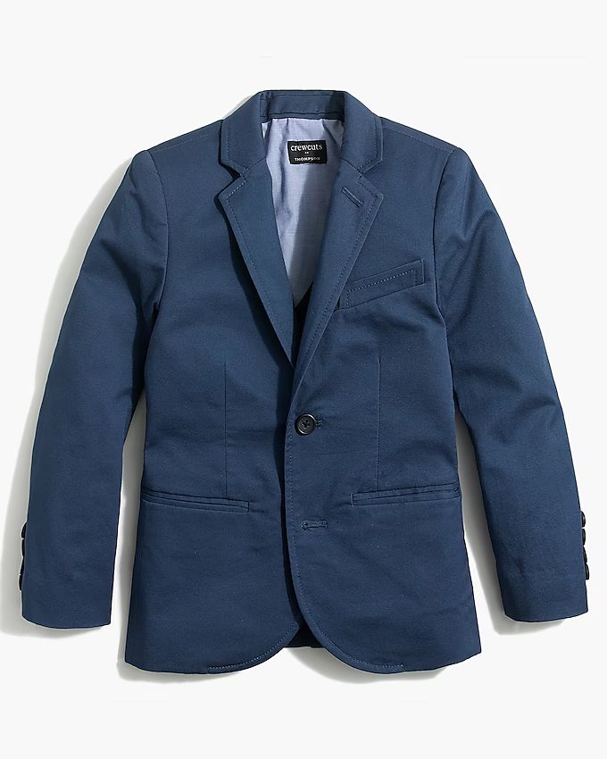 Boys' Thompson suit jacket in flex chino | J.Crew Factory