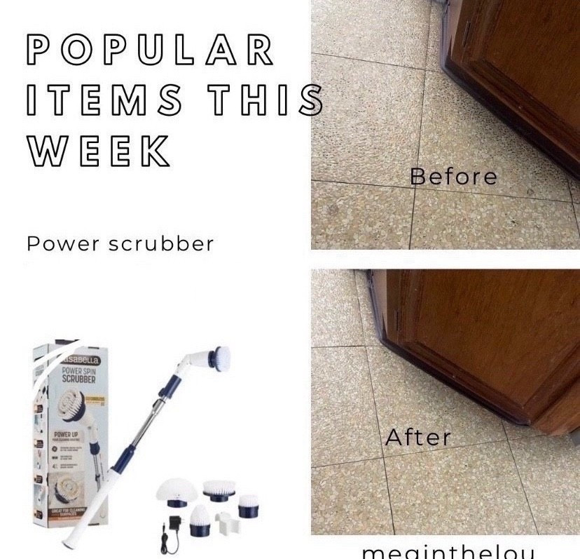 I’m still loving this powerscrubber.  This kitchen floor needed some love when we moved in and this scrubber has really helped clean up the grime from
the previous owners.  



#cleaning #target #clean #bathroom #kitchen


#LTKHome #LTKFindsUnder100