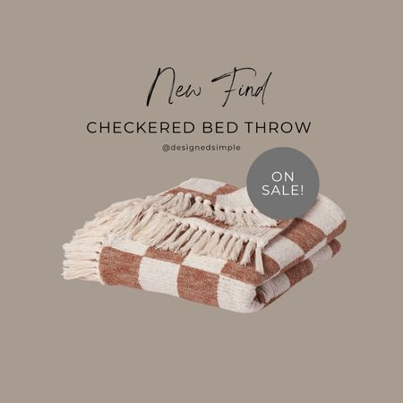 Back in stock - Love this neutral checkered throw!

neutral throw, cozy throw, affordable throw,  blanket


#LTKfindsunder50 #LTKsalealert #LTKhome