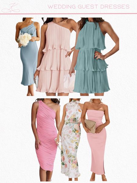 Wedding guest dresses for everyday dress code! Love these dresses for summer! 

Pink dress, wedding guest dress, blue dress, cocktail dress, cocktail attire, bridesmaid dress, summer dress, summer dresses

#LTKOver40 #LTKWedding #LTKFindsUnder100