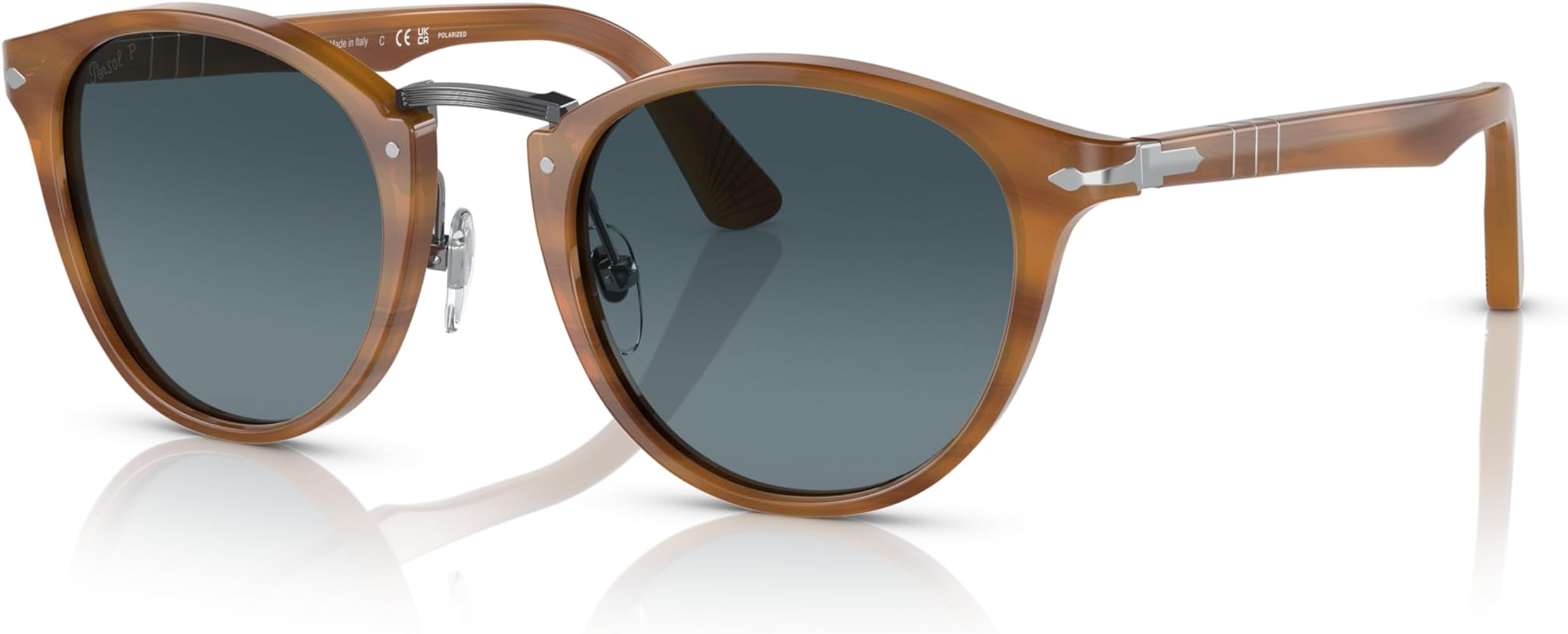 Persol PO3108S Round Sunglasses | Amazon (US)
