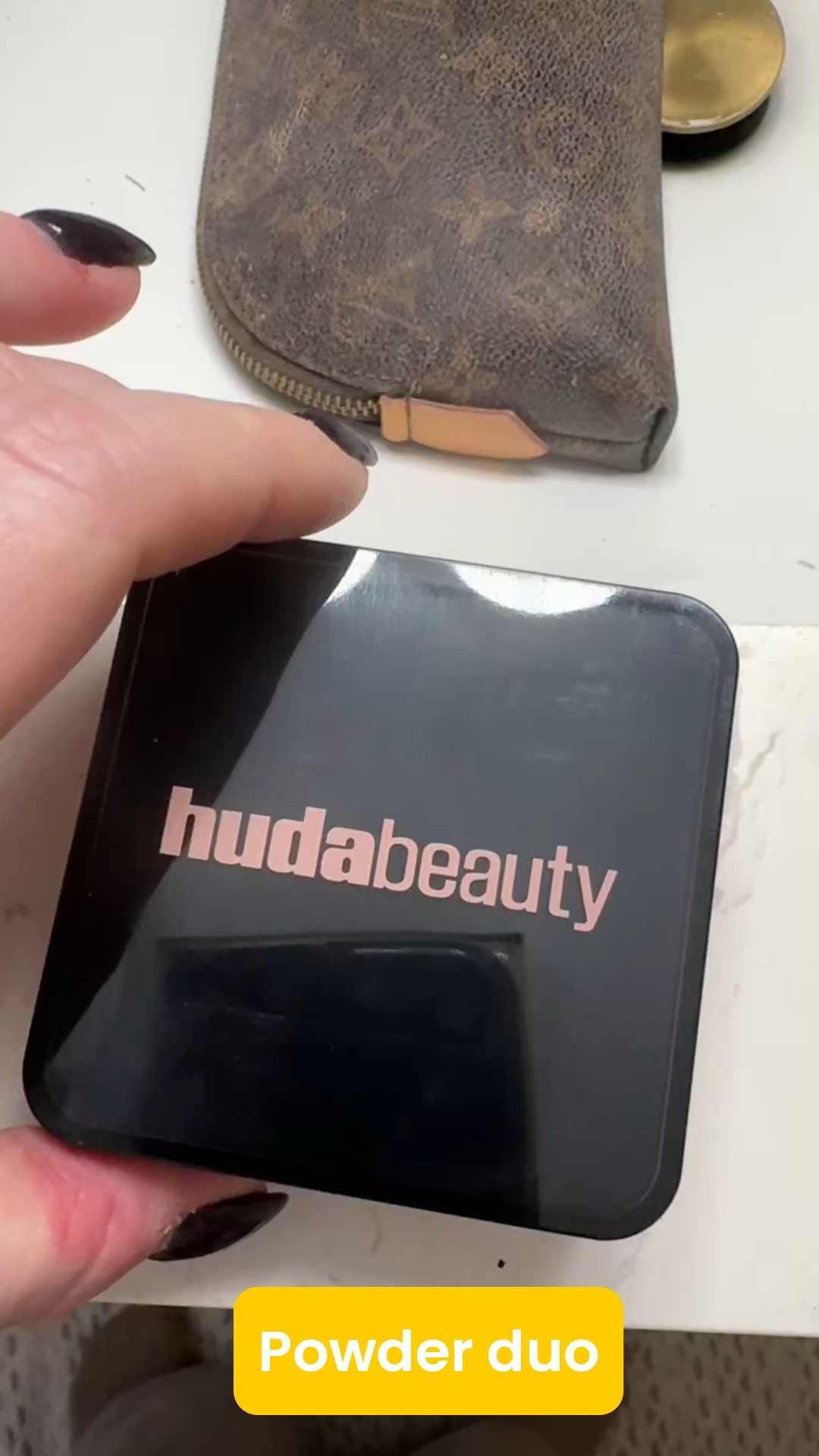 This might just be my favorite beauty purchase in a while.
This Huda powder has become a modern icon. It blurs out pores and texture, all without looking cakey.
This limited edition release is a 2 for 1. The pink powder brightens your complexion all over.'the peach is perfect for color correction (use it to set under eye concealer).

Beauty, makeup, cosmetics, face, skinn

#LTKdayinmylife #LTKBeauty #LTKGiftGuide