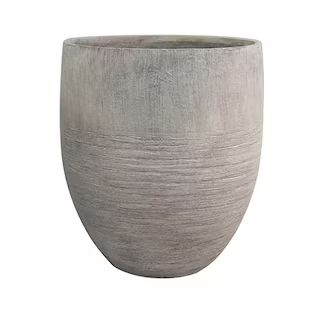 Southern Patio Unearthed Large 17 in. x 19 in. Fiberglass Tall Planter GRC-049425A - The Home Dep... | The Home Depot