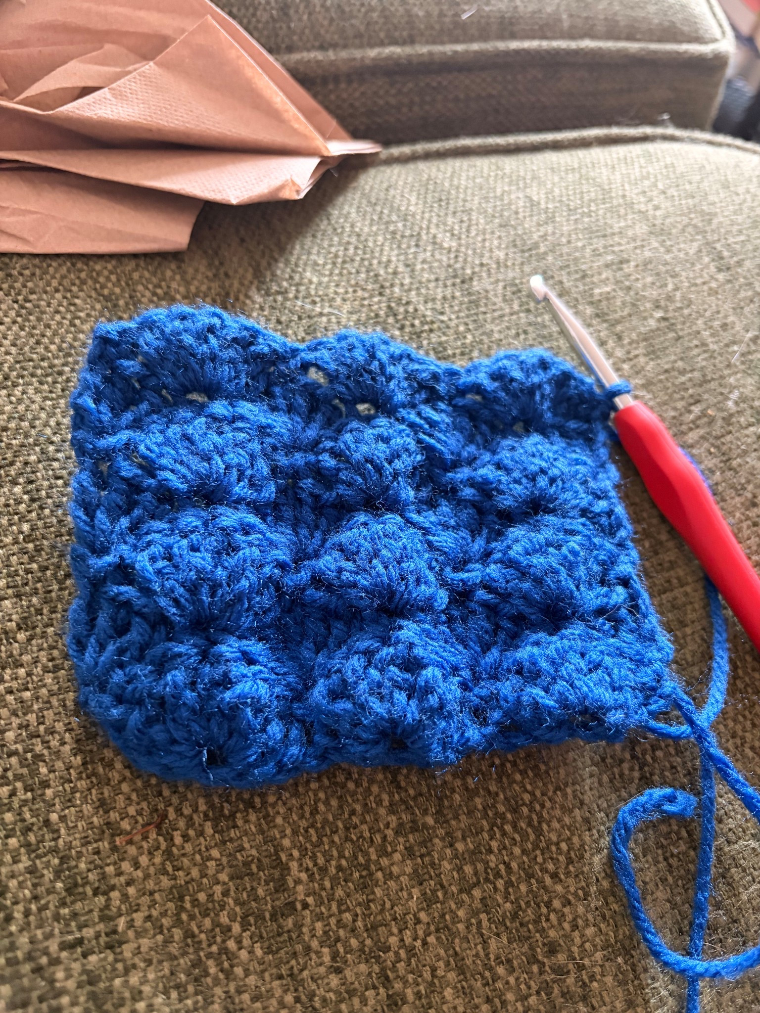 Busy teaching myself new stitches with some economical yarn 

#LTKmomlife #LTKdayinmylife #LTKselfcare