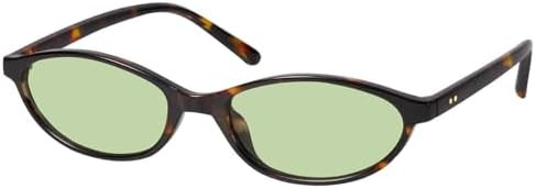 mosanana Retro Oval Sunglasses for Women Small Trendy Skinny 90s Sunnies MS52587 | Amazon (US)