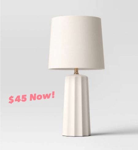 Target Table Lamp $45 Now!

#LTKHome #LTKFindsUnder50 #LTKSaleAlert
