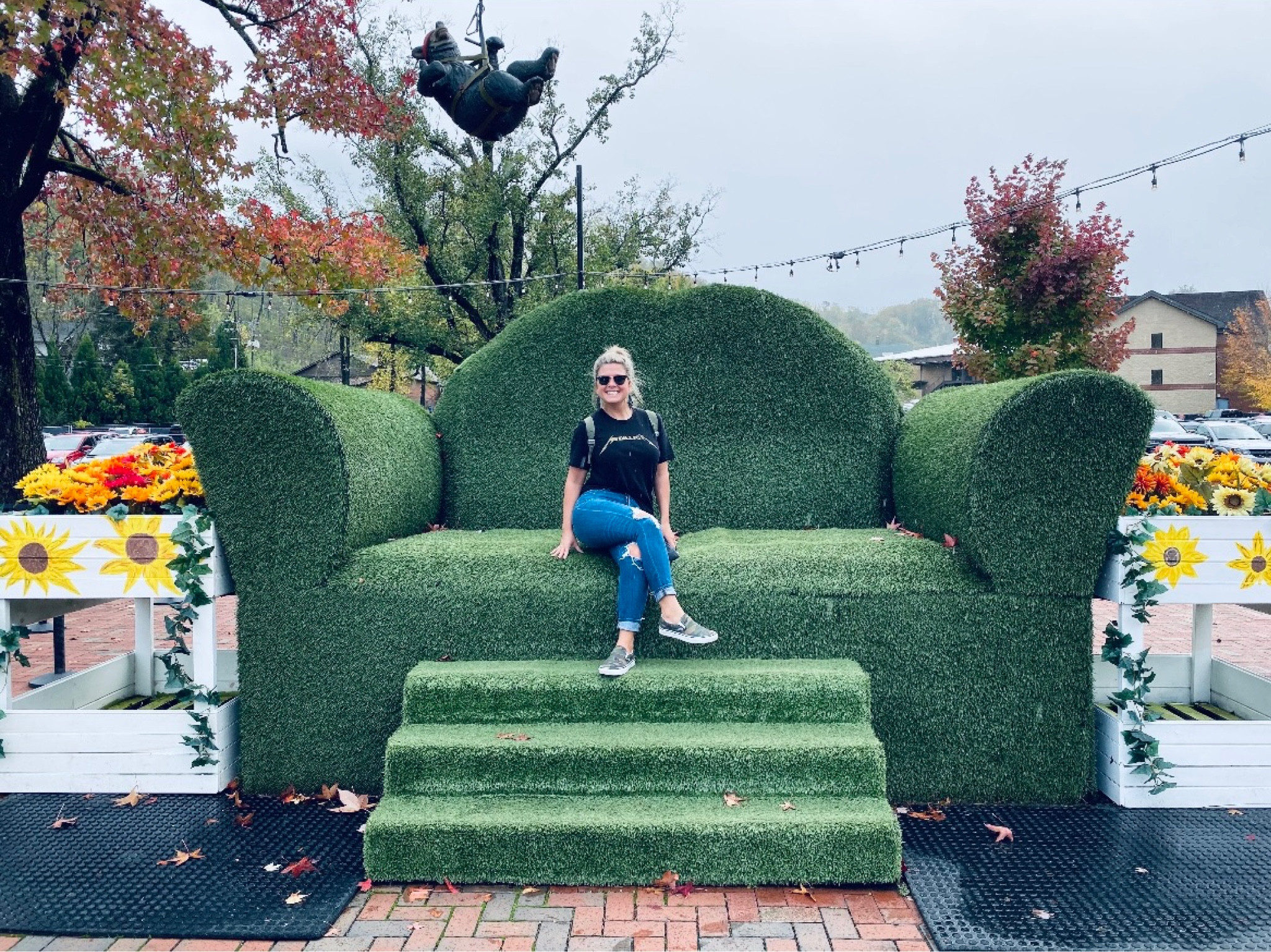 graphic tshirt, distressed jeans && perfect pair of sneakers will always be a great go to outfit 🖤

#LTKshoecrush #LTKstyletip #LTKtravel
