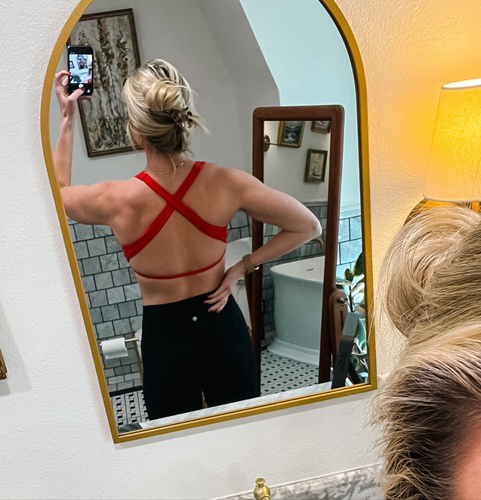 Cute and budget friendly sports bra! Also very supportive. 

#LTKootd #LTKmomlife #LTKfitnessgoals