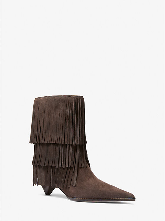 Jayla Fringed Suede Boot | Michael Kors US