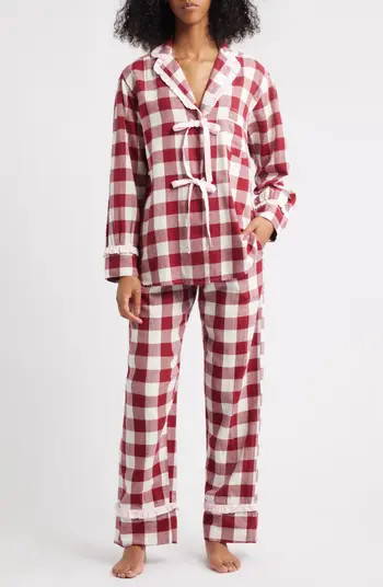 Damson Madder Antonella Gingham Organic Cotton Pajamas | Nordstrom | Nordstrom
