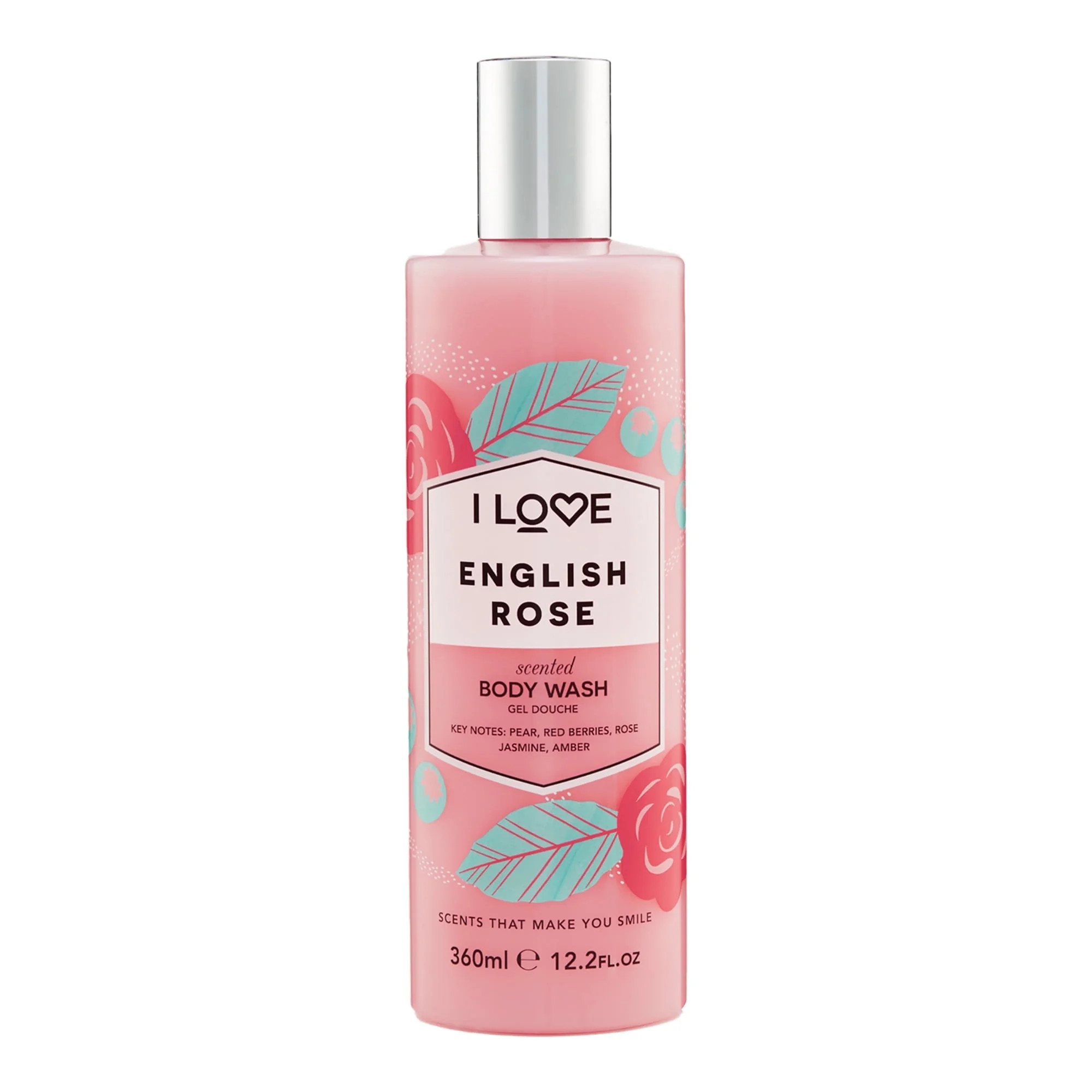 I Love Cosmetics Signature Body Wash, Body Wash, English Rose, 11.8 oz | Walmart (US)
